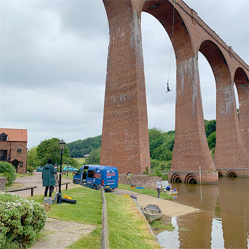 Bridge Bungee Jump - Larpool Viaduct Whitby Bridge Bungee Jump - Larpool Viaduct Whitby